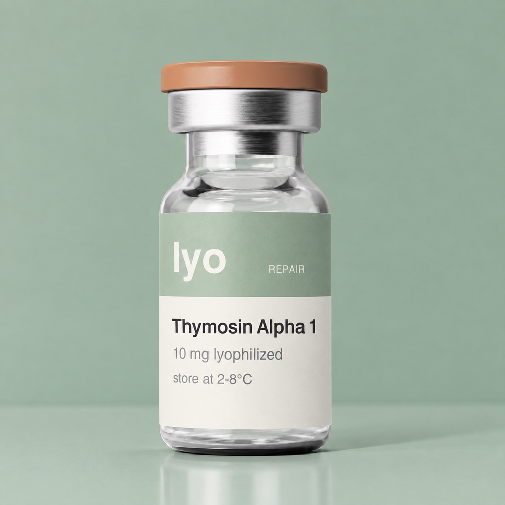 Lyo Thymosin Alpha 1 10 mg — standing studio view