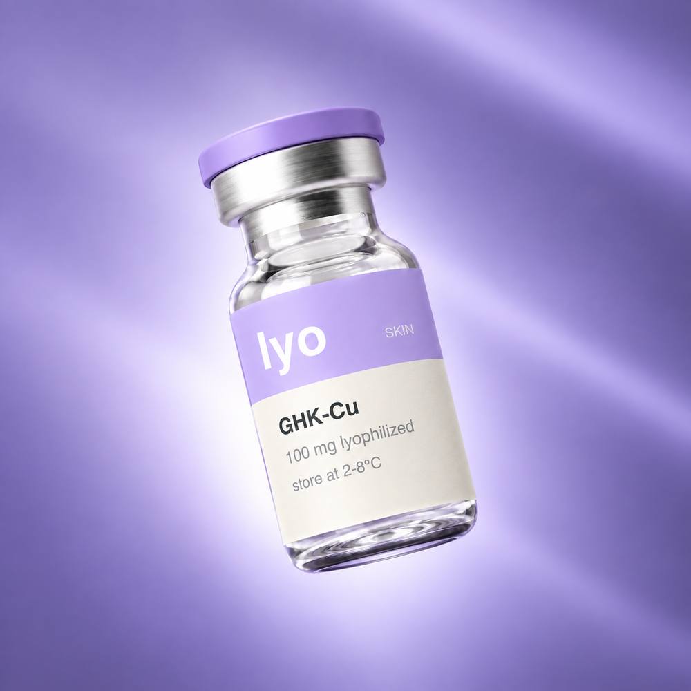Lyo GHK-Cu 100 mg — levitating product view