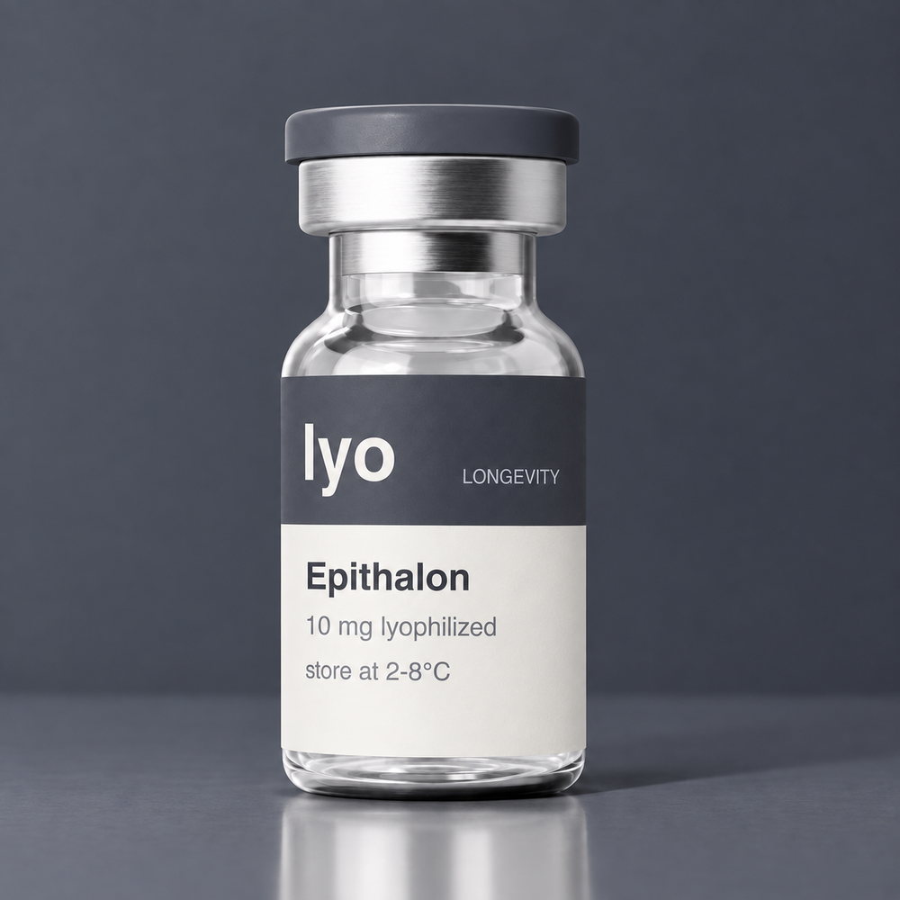 Lyo Epithalon 10 mg — standing studio view