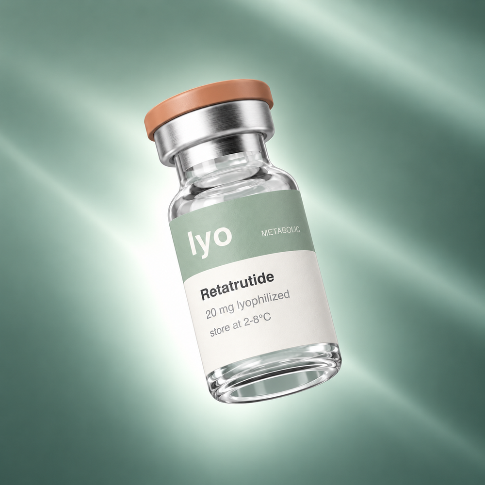 Lyo Retatrutide 20 mg — levitating product view